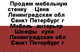Продам мебельную стенку  › Цена ­ 4 300 - Ленинградская обл., Санкт-Петербург г. Мебель, интерьер » Шкафы, купе   . Ленинградская обл.,Санкт-Петербург г.